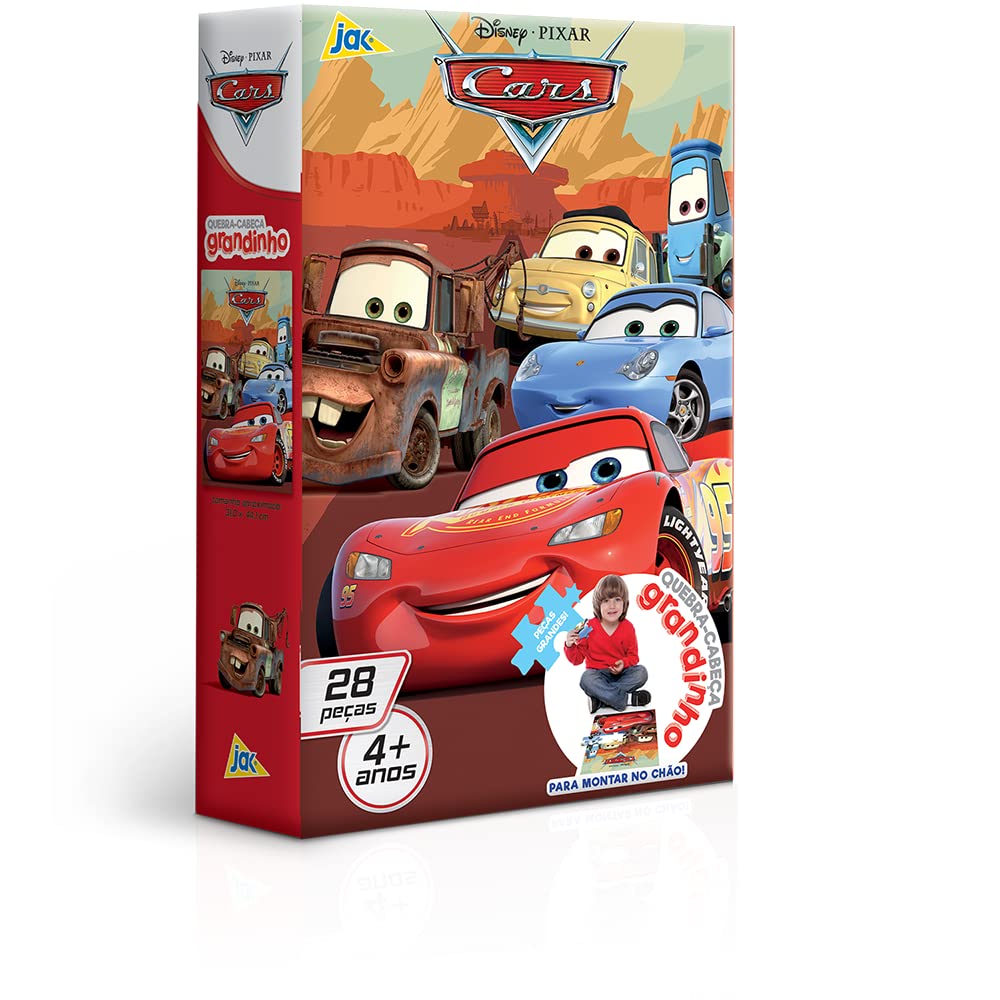 Toyster - Quebra Cabeça: Carros - 28 peças - Disney - JAK | Amazon